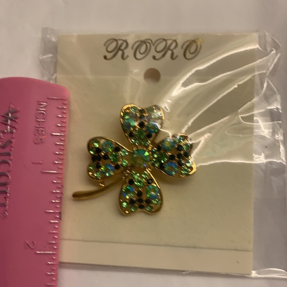 NWT 4 leaf clover brooch - Picture 5 of 5